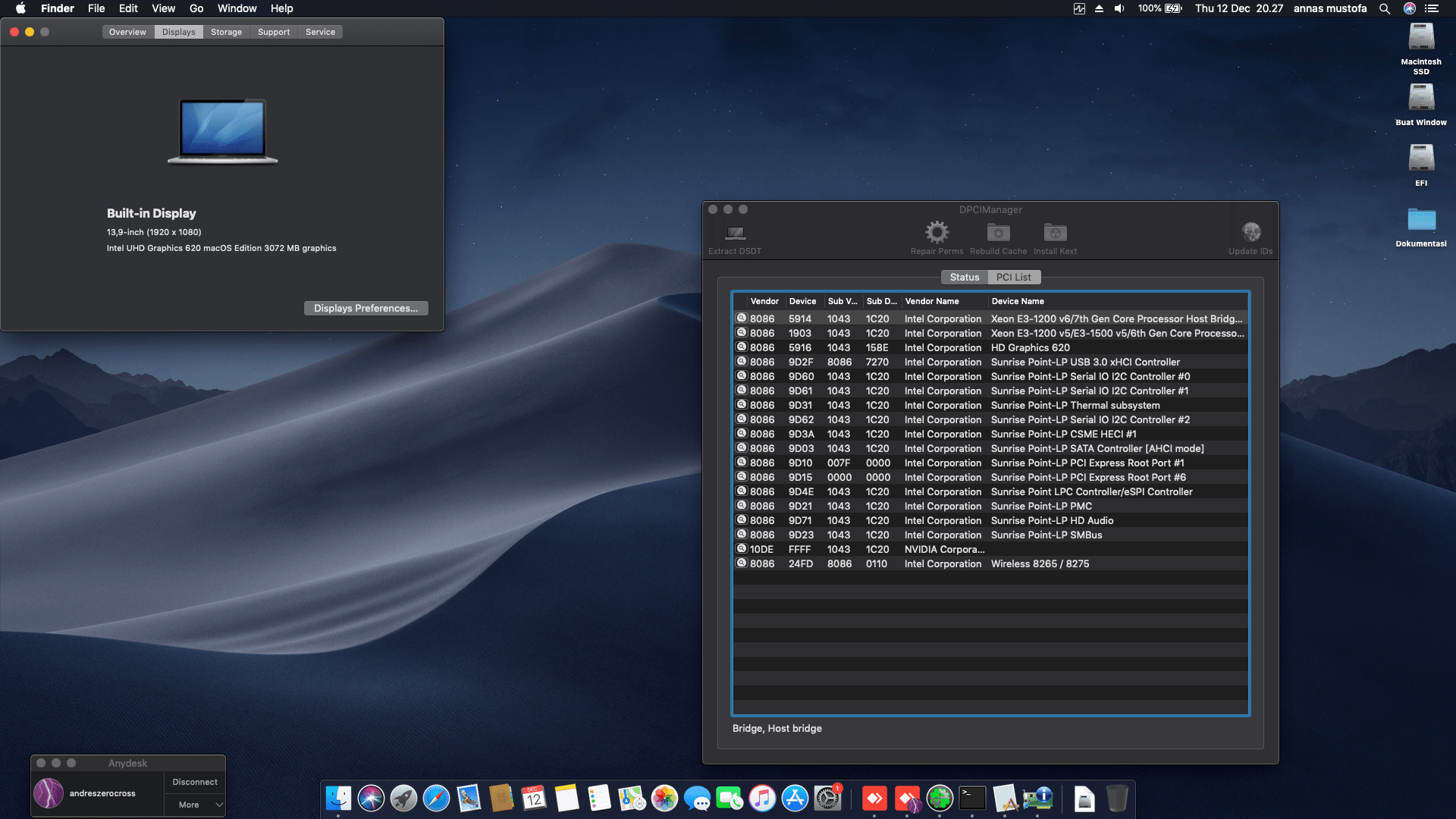 Asus ZenBook UX430UN GV001T KabyLake R [Intel UHD 620 + I2C] 2